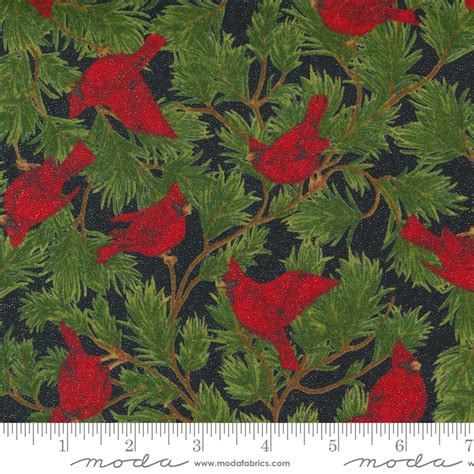 Cardinal Song Fabric by Moda 